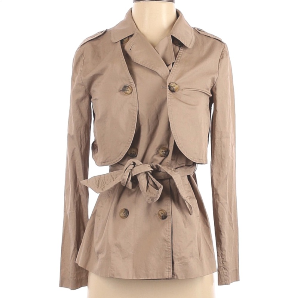 EUC Avon Short Trench Jacket Size Small